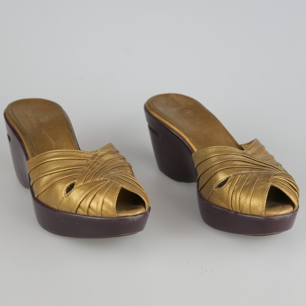 COLE HAAN NIKE AIR Peep Toe wedges slides